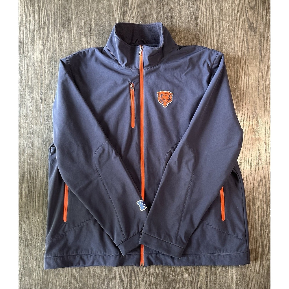 NFL Chicago Bears Men's Jacket Full Zip Inner‎ Fleece Size XL